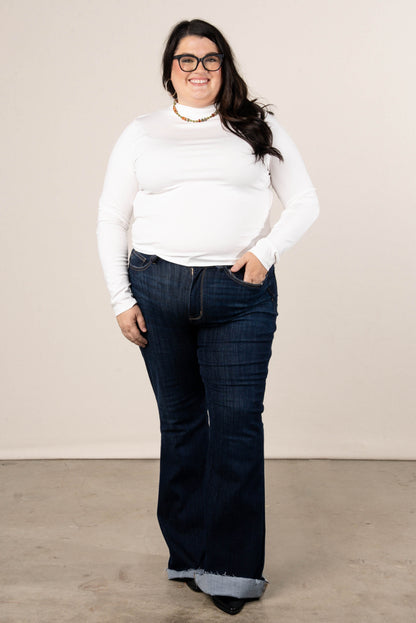 Keep Things Simple Mock Neck Top