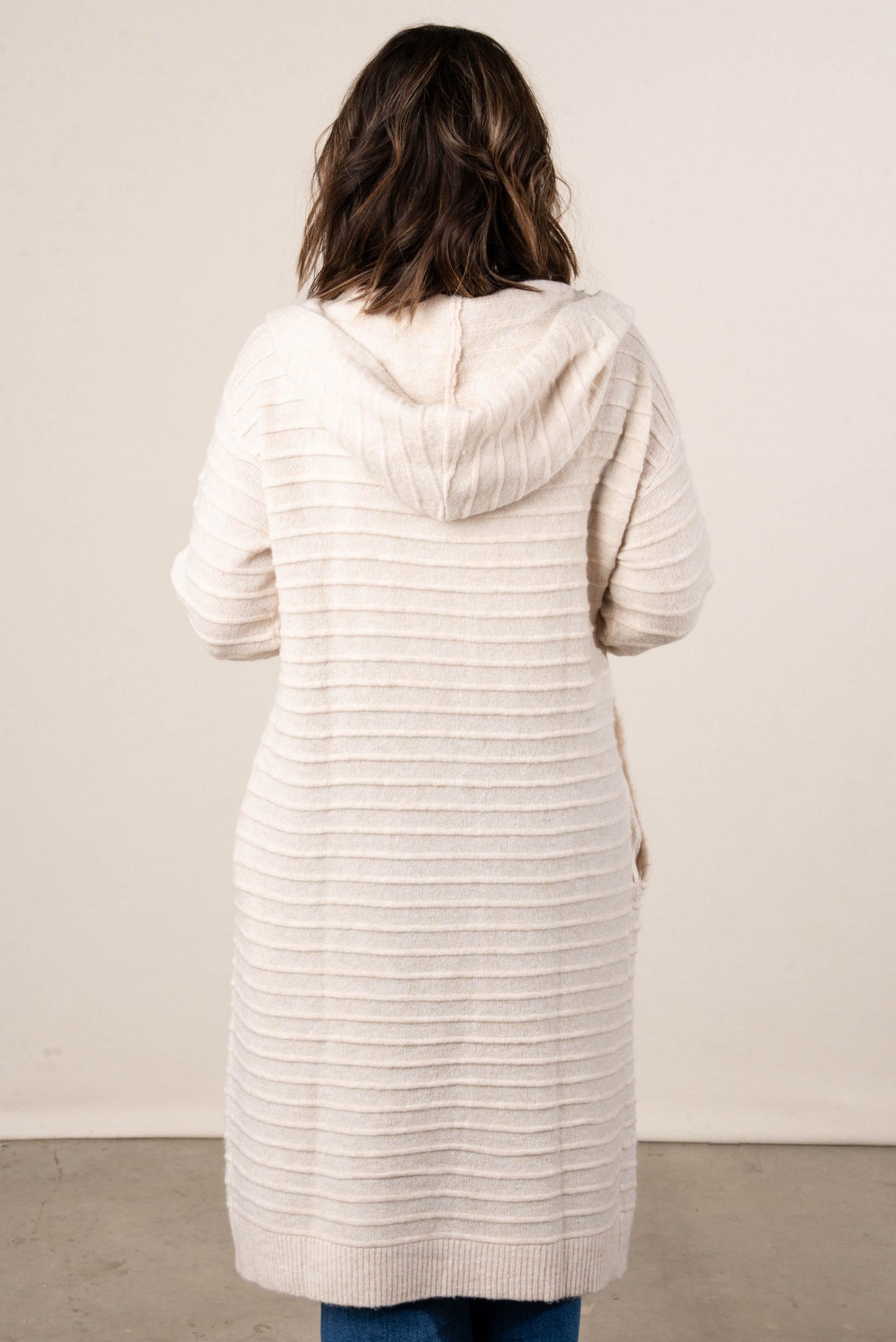 Sorrel Open Front Hooded Duster Cardigan