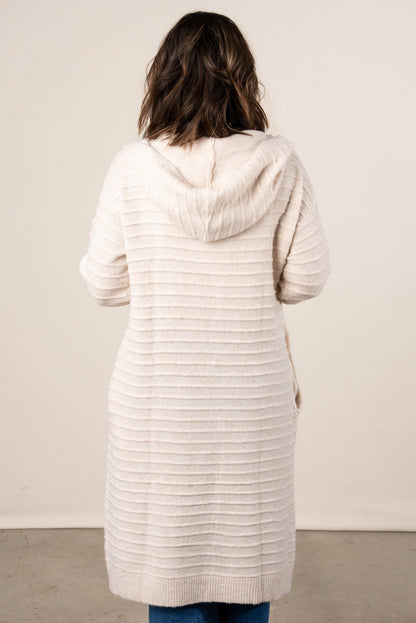 Sorrel Open Front Hooded Duster Cardigan