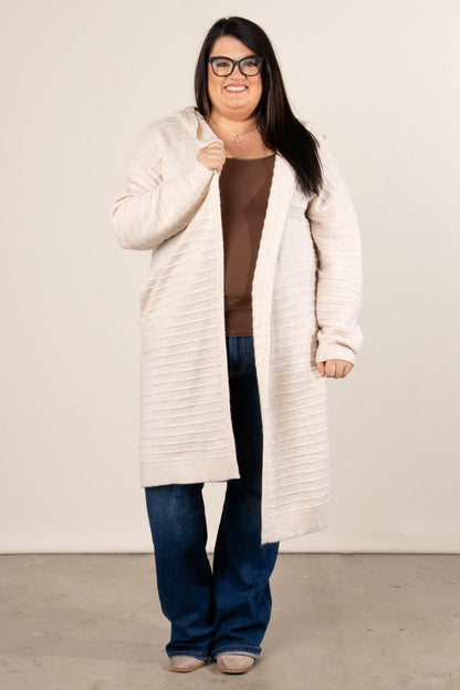 Sorrel Open Front Hooded Duster Cardigan