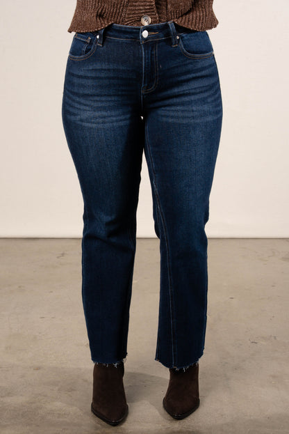Risen Delilah Mid Rise Crop Flare Jeans