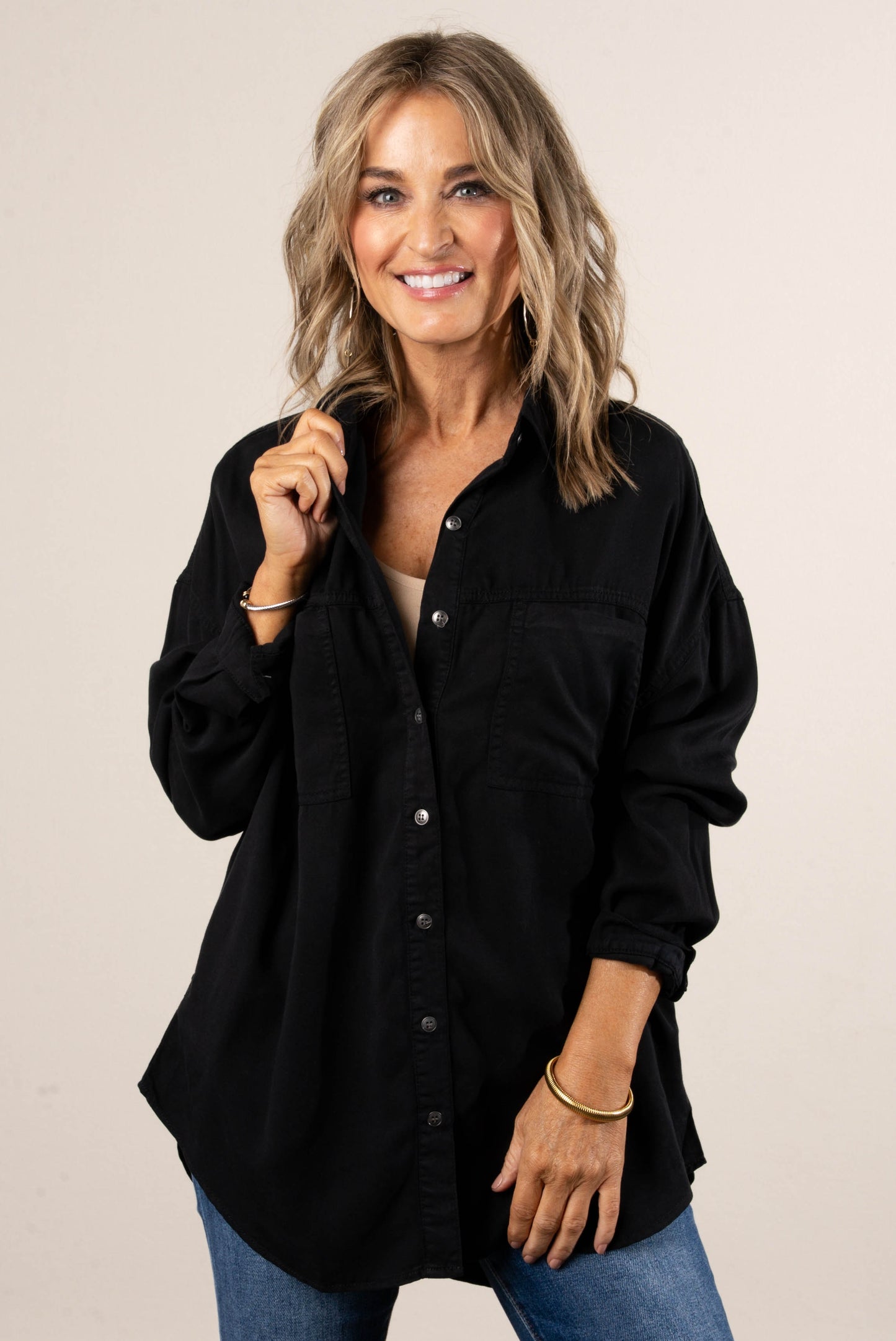 Risen Esther Oversized Tencel Shirt