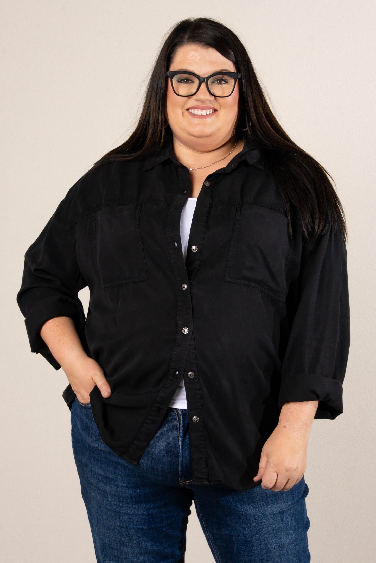 Risen Esther Oversized Tencel Shirt