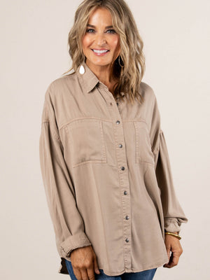 Risen Esther Oversized Tencel Shirt