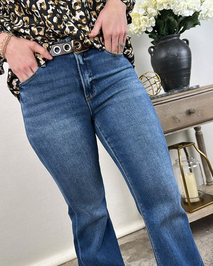 Risen Denim | Alora High Rise Flare Jeans