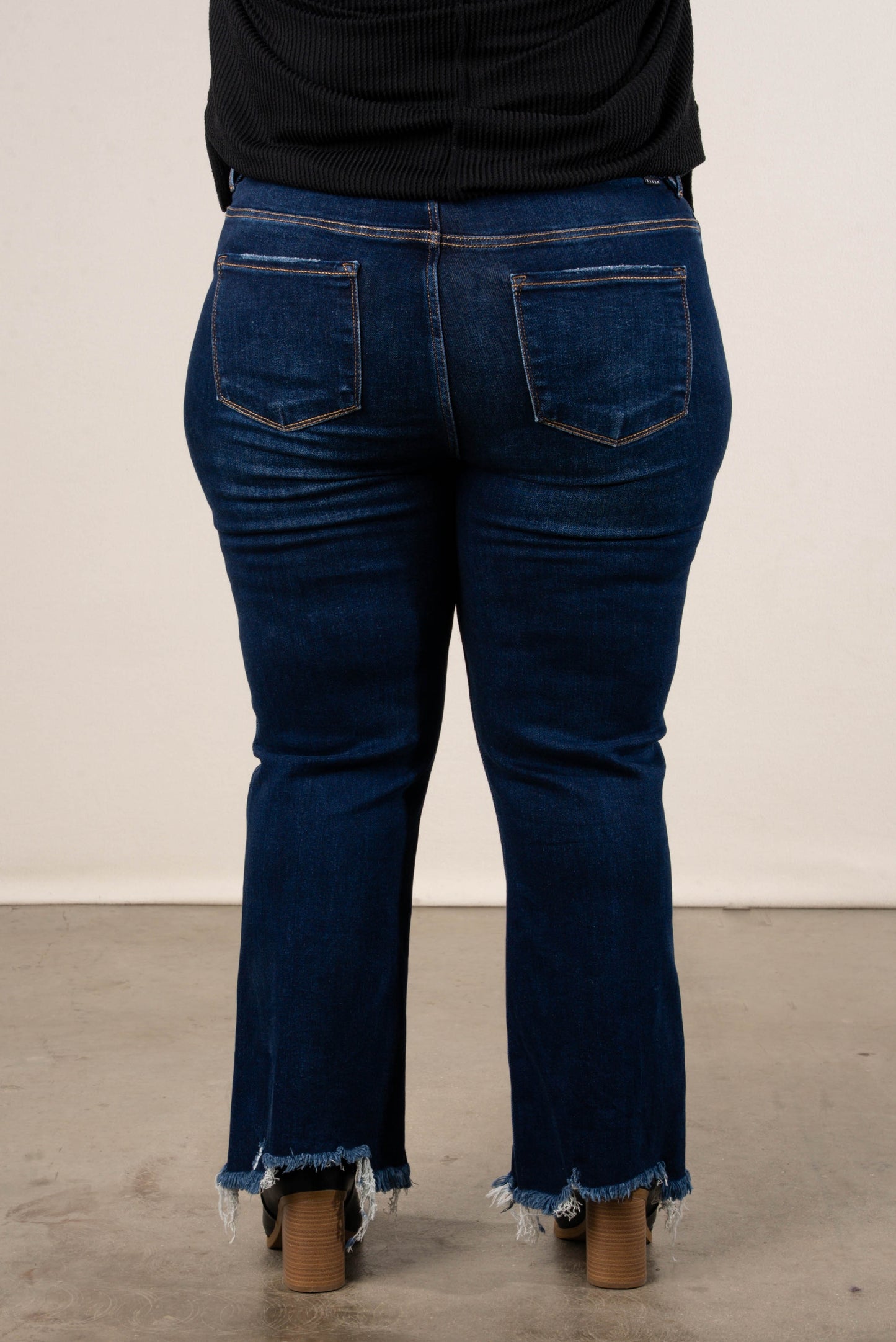 Risen Denim | Milani High Rise Crop Straight Leg Jeans