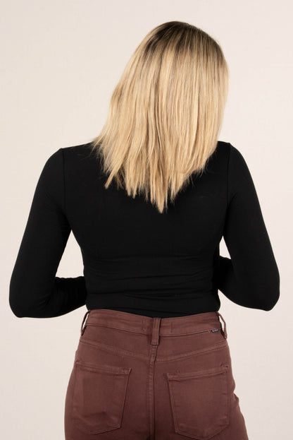 Grace Fine Ribbed Layering Bodysuit