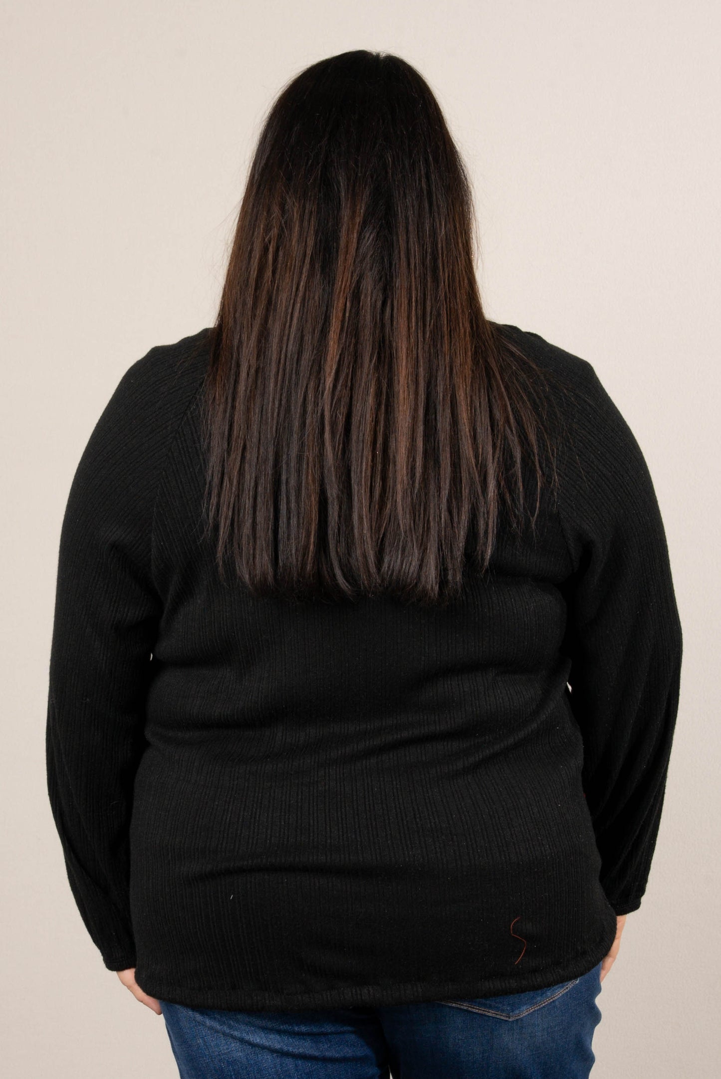Crisp Days Ribbed Drawstring Waist Top