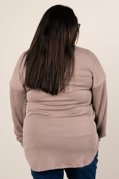 Sawyer Raised Rib Quarter Zip Tunic