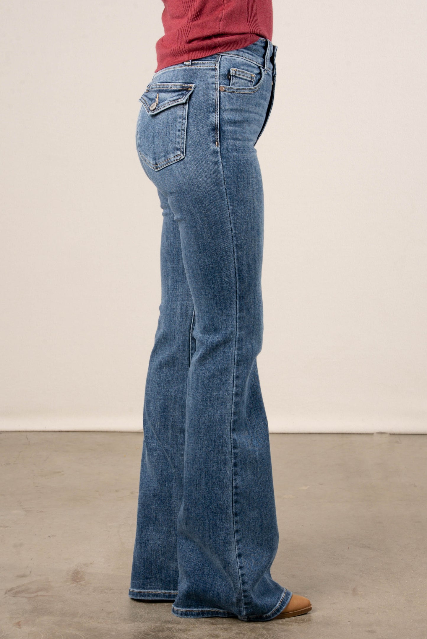 Judy Blue Cameron High Rise Flare Jeans