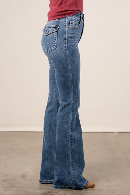 Judy Blue Cameron High Rise Flare Jeans