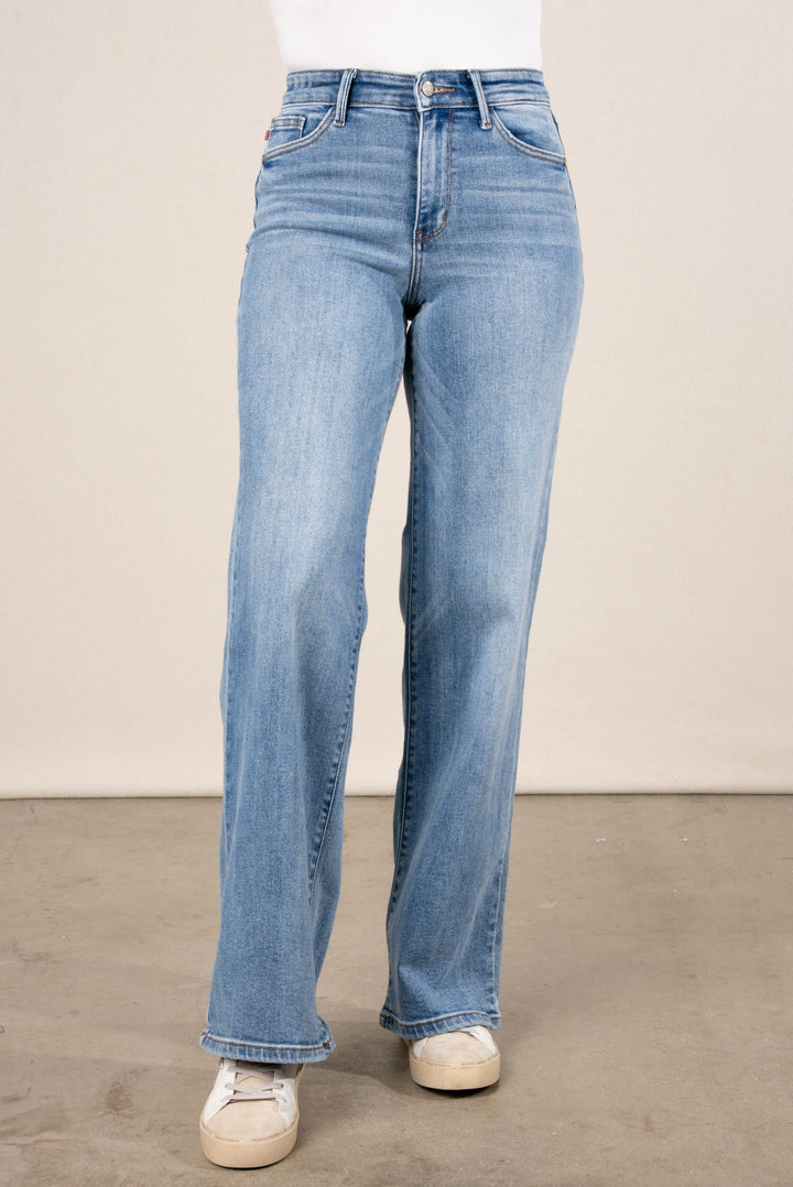 Judy Blue Julien High Rise Wide Leg Jeans