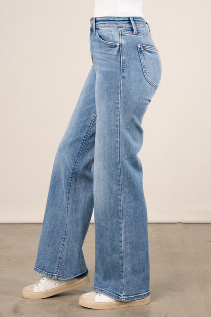 Judy Blue | Julien High Rise Wide Leg Jeans