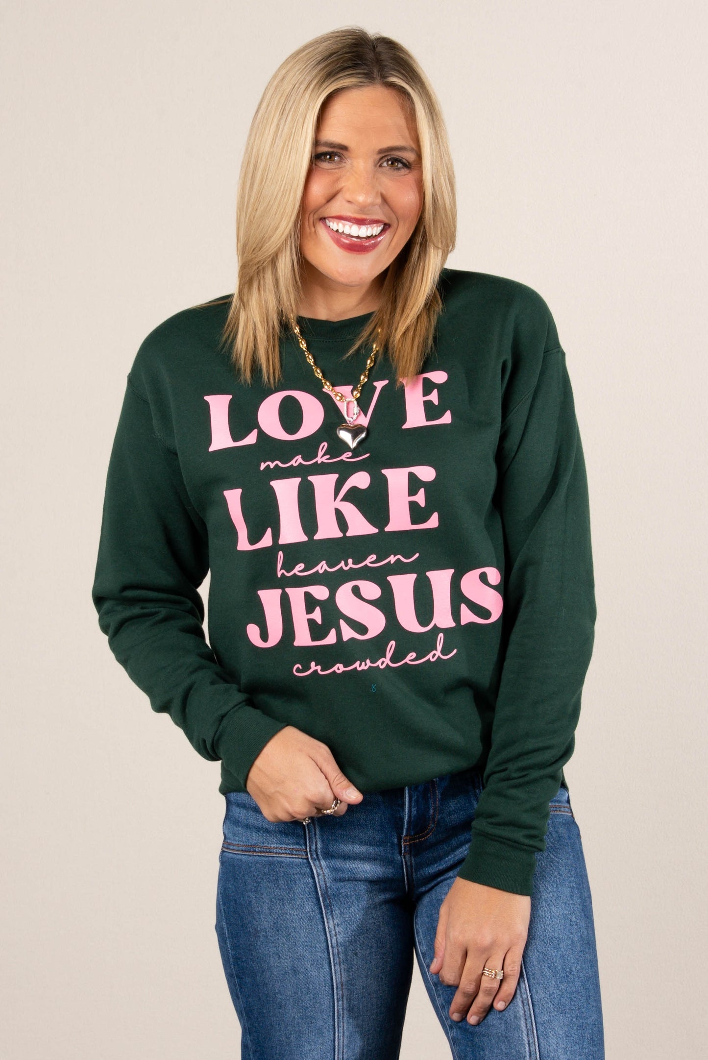 Love Like Jesus Graphic Sweatshirt