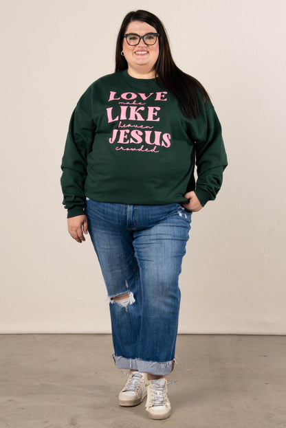 Love Like Jesus Graphic Sweatshirt