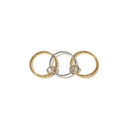 Triple Band Two Tone Ring PRE-ORDER