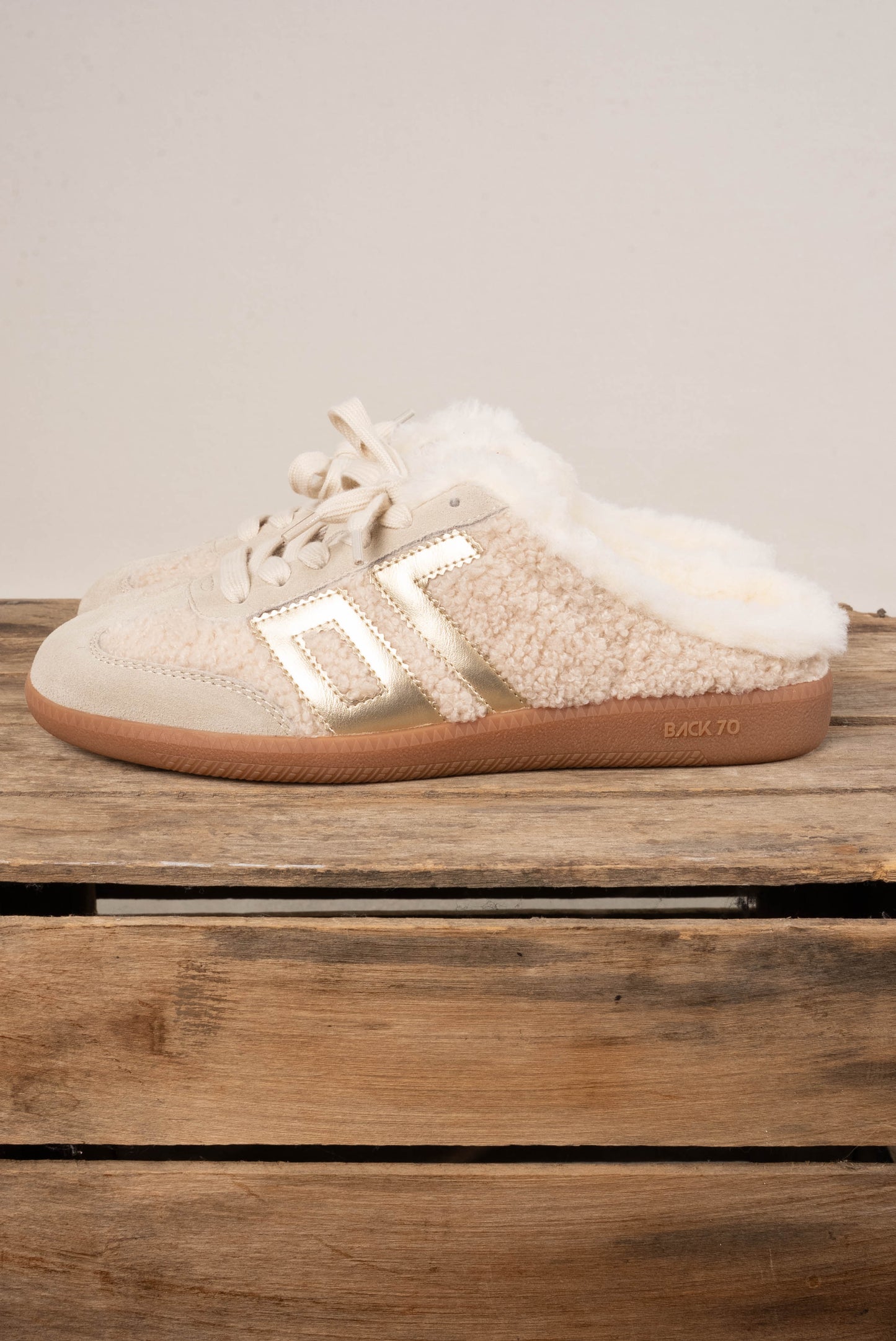 Back 70 Easter Fleece Backless Sneakers