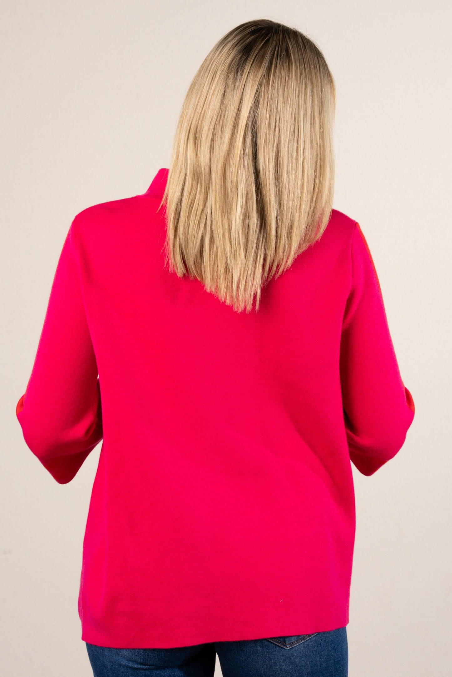 Adley Stripe Detail Bell Sleeve Sweater