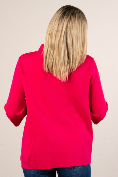 Adley Stripe Detail Bell Sleeve Sweater