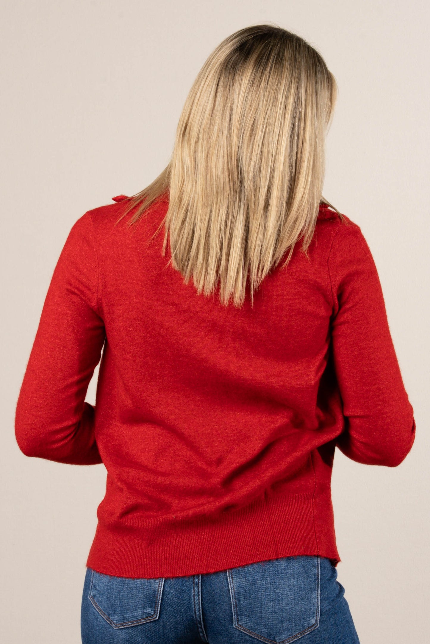 Bar Harbor High Neck Button Up Cardigan