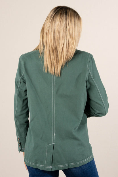 Nantucket Twill Contrast Stitch Blazer