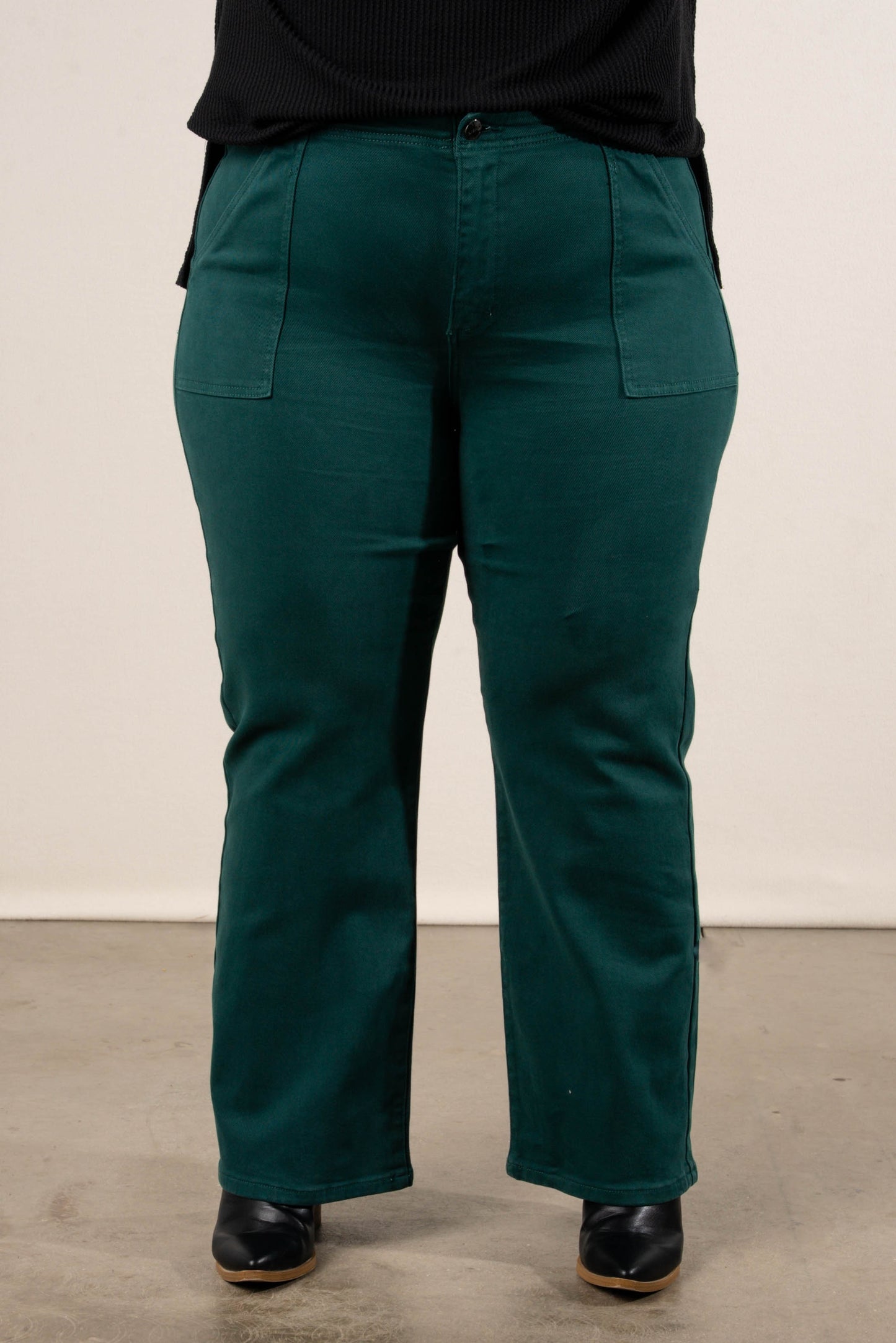 Risen Axel High Rise Patch Pocket Flare Jeans