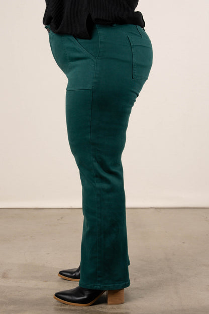 Risen Axel High Rise Patch Pocket Flare Jeans