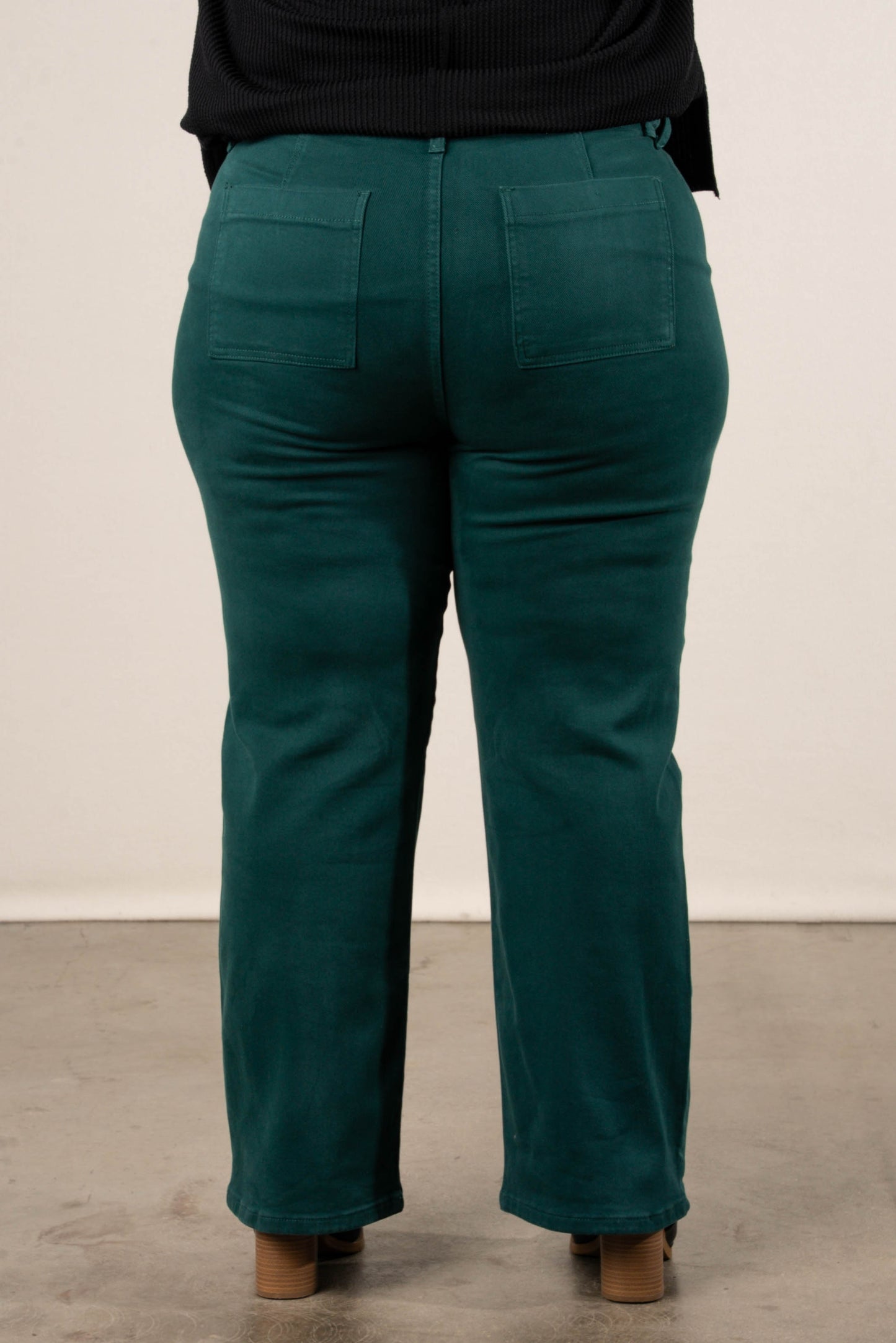 Risen Axel High Rise Patch Pocket Flare Jeans