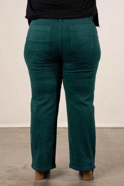 Risen Axel High Rise Patch Pocket Flare Jeans