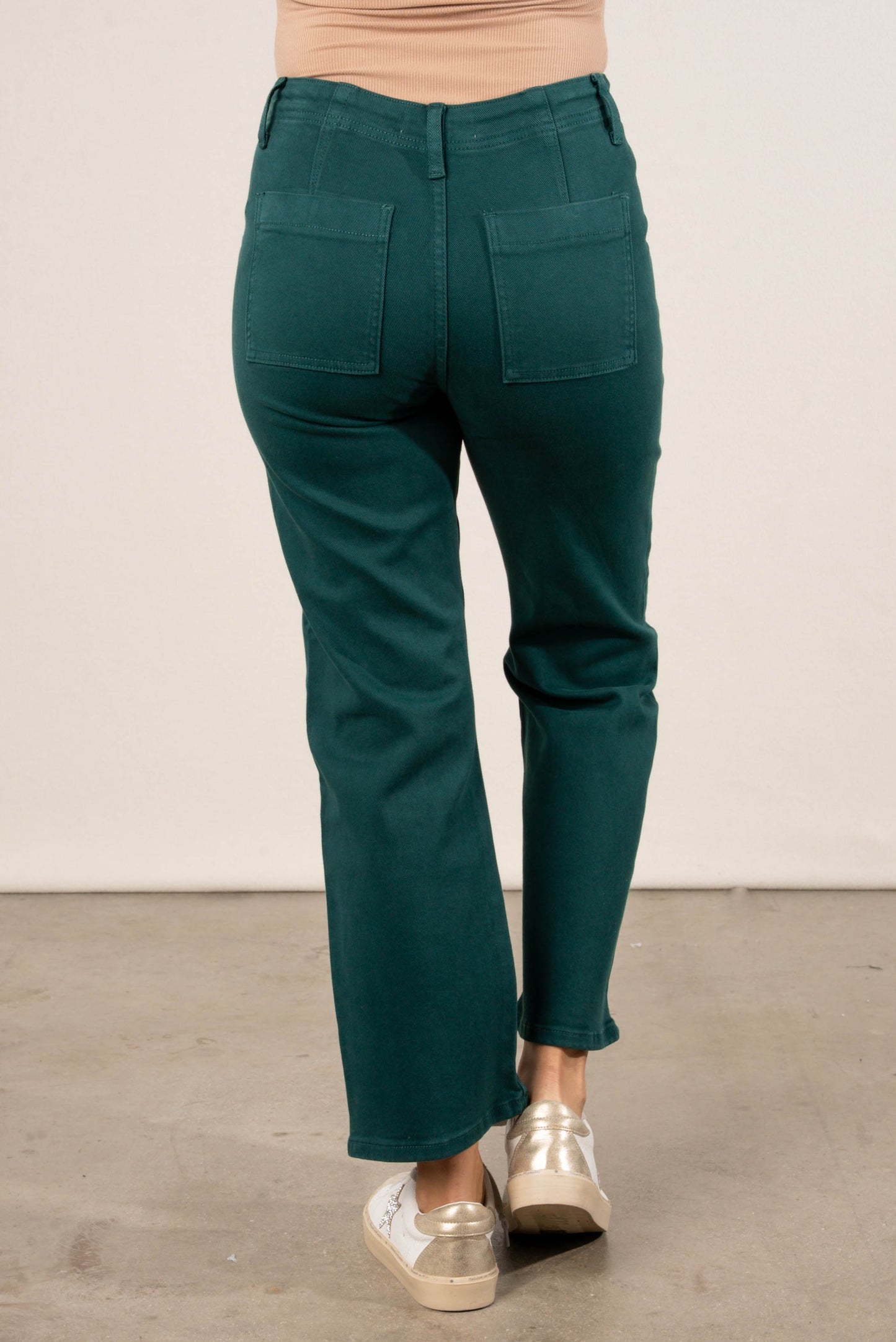 Risen Axel High Rise Patch Pocket Flare Jeans