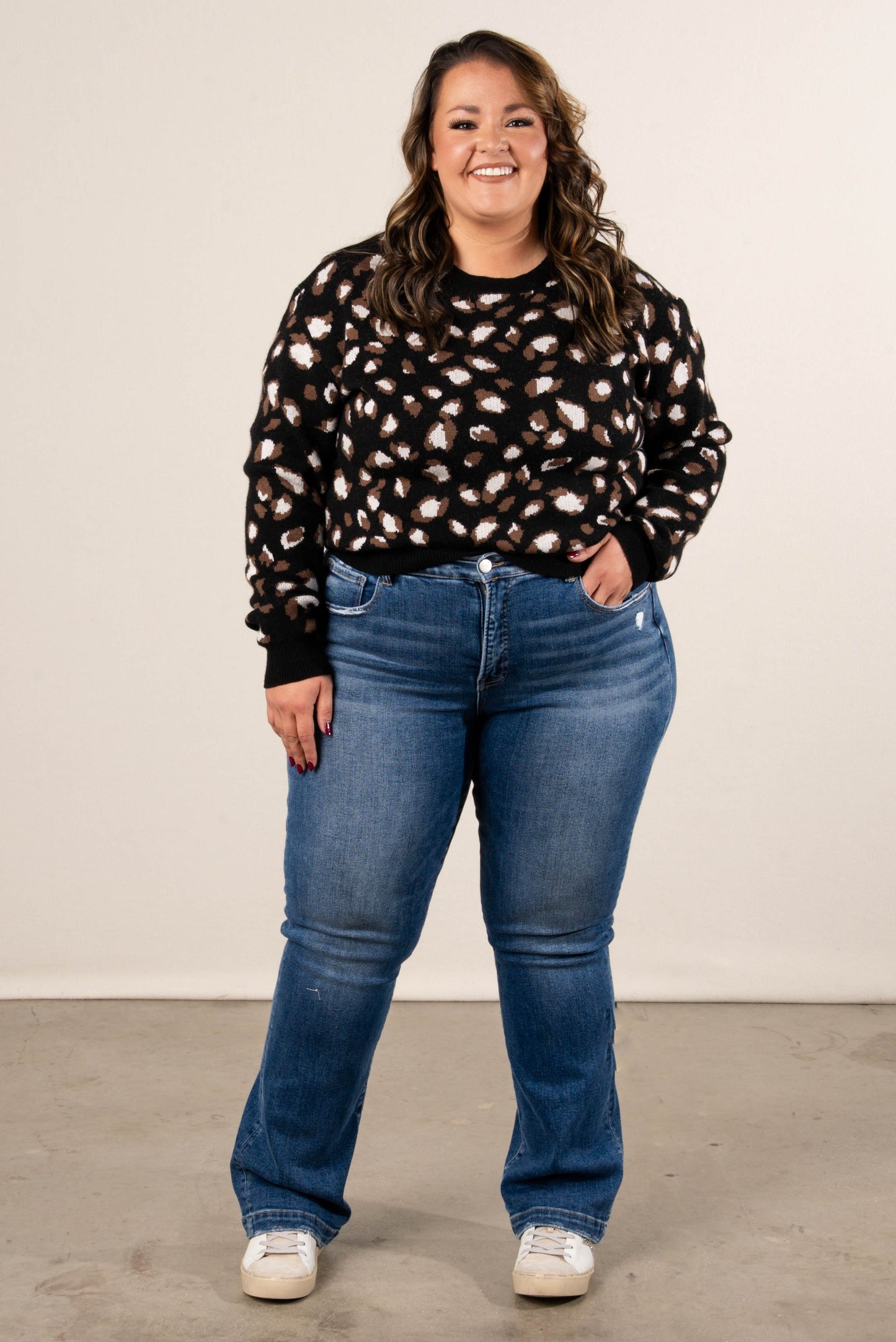 Risen Denim | Colby Mid Rise Tummy Control Straight Leg Jeans