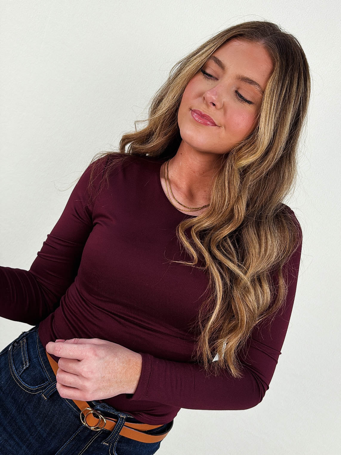 Wren Brushed Knit Lined Top