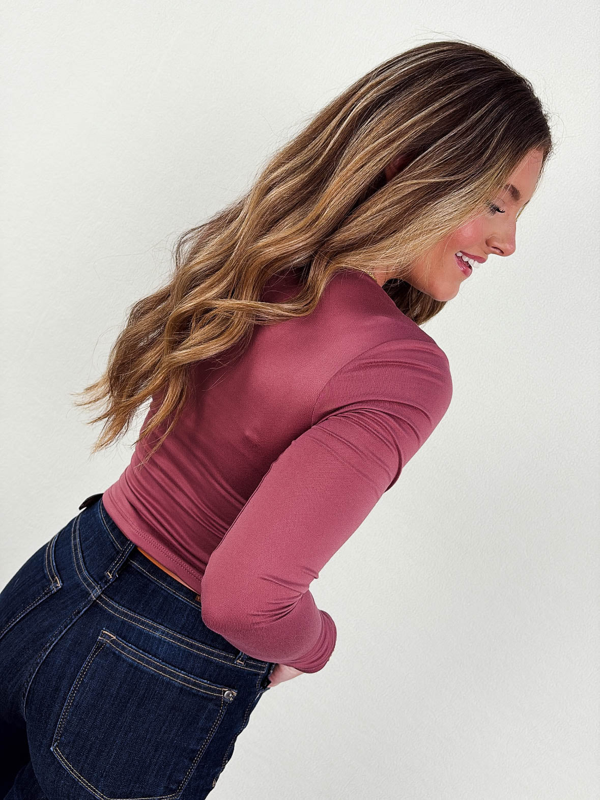 Wren Brushed Knit Lined Top