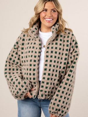 Sherpa Checkered Jacket