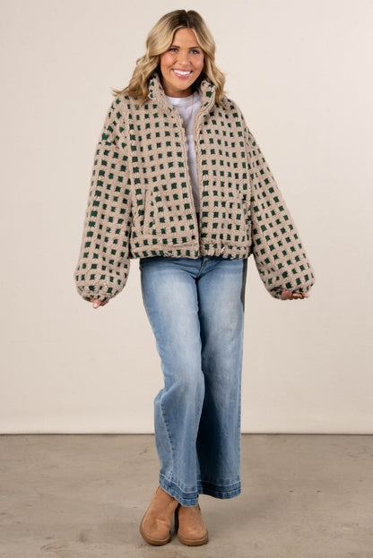 Sherpa Checkered Jacket