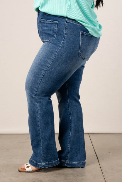 Risen High Rise Bootcut Jeans