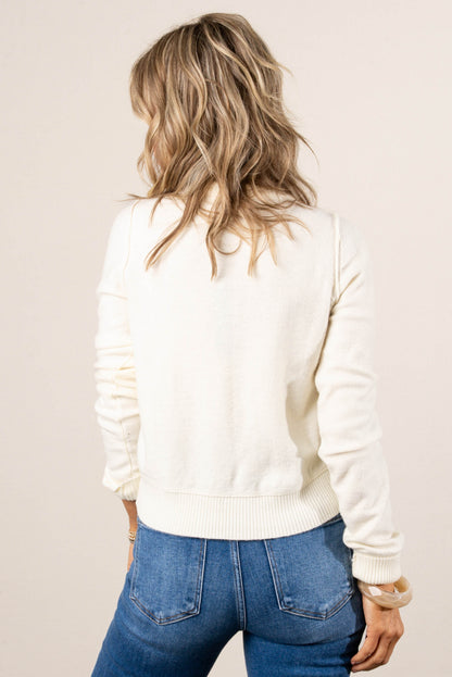 Evanna Button Up Sweater Cardigan