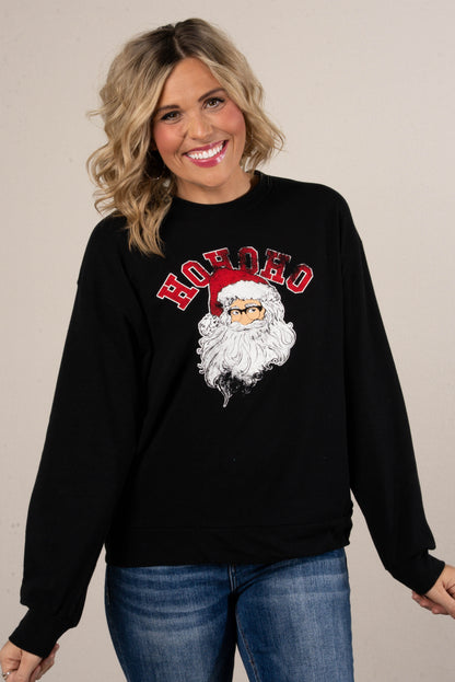 Ho Ho Ho Santa Graphic Pullover