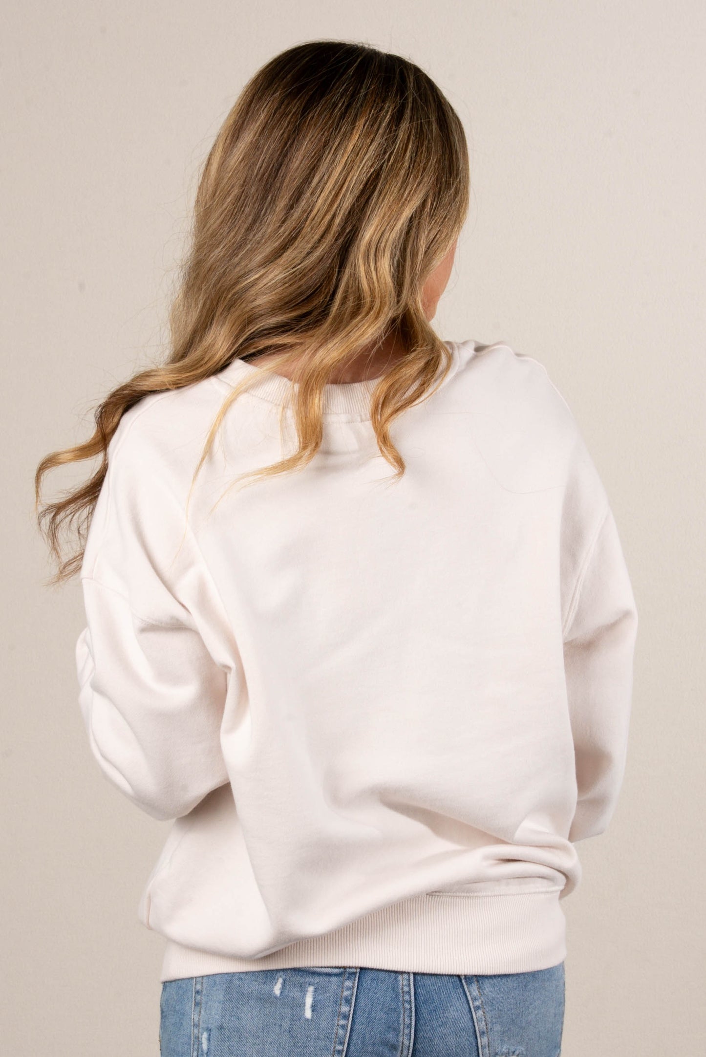 Puffy Santa Hat Graphic Sweatshirt