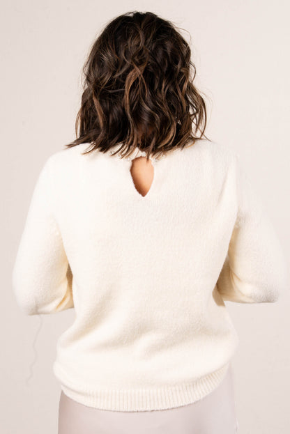Sinclair Jewel Neck Sweater