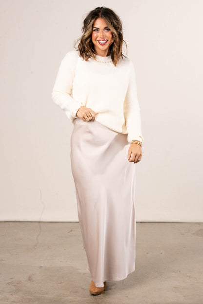 Sinclair Jewel Neck Sweater