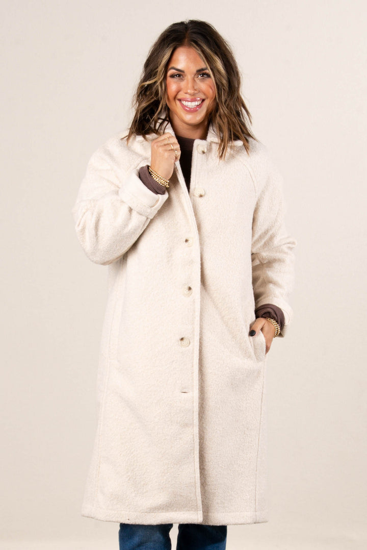 Andover Textured Duster Coat