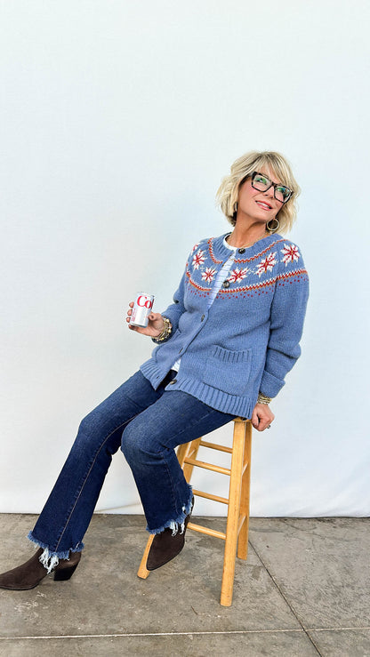 Cambridge Fair Isle Sweater Cardigan
