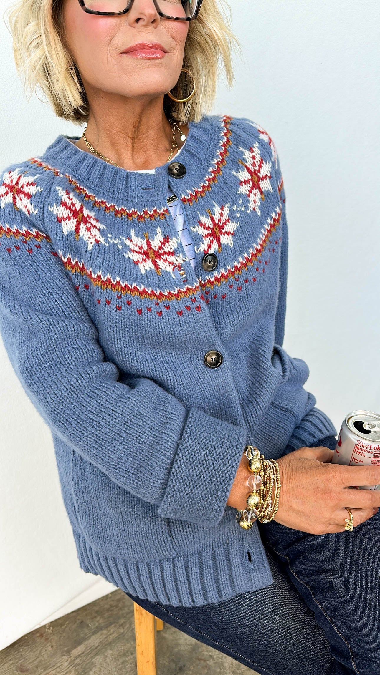 Cambridge Fair Isle Sweater Cardigan