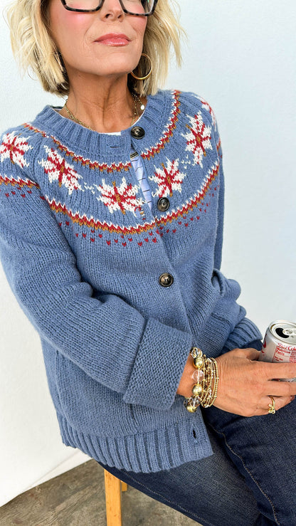 Cambridge Fair Isle Sweater Cardigan