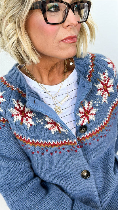 Cambridge Fair Isle Sweater Cardigan