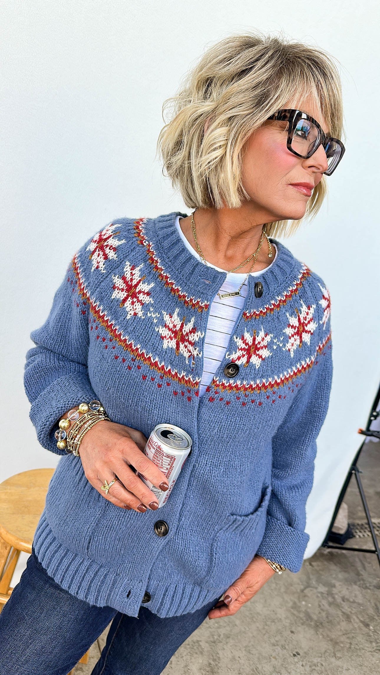 Cambridge Fair Isle Sweater Cardigan