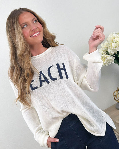 Beach Lightweight Knit Sweater