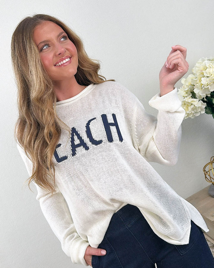 Beach Lightweight Knit Sweater