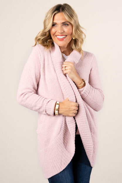 Bennington Chenille Open Front Cocoon Cardigan